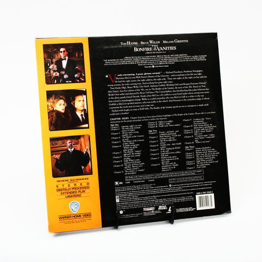 The Bonfire of The Vanities - Laser Disc