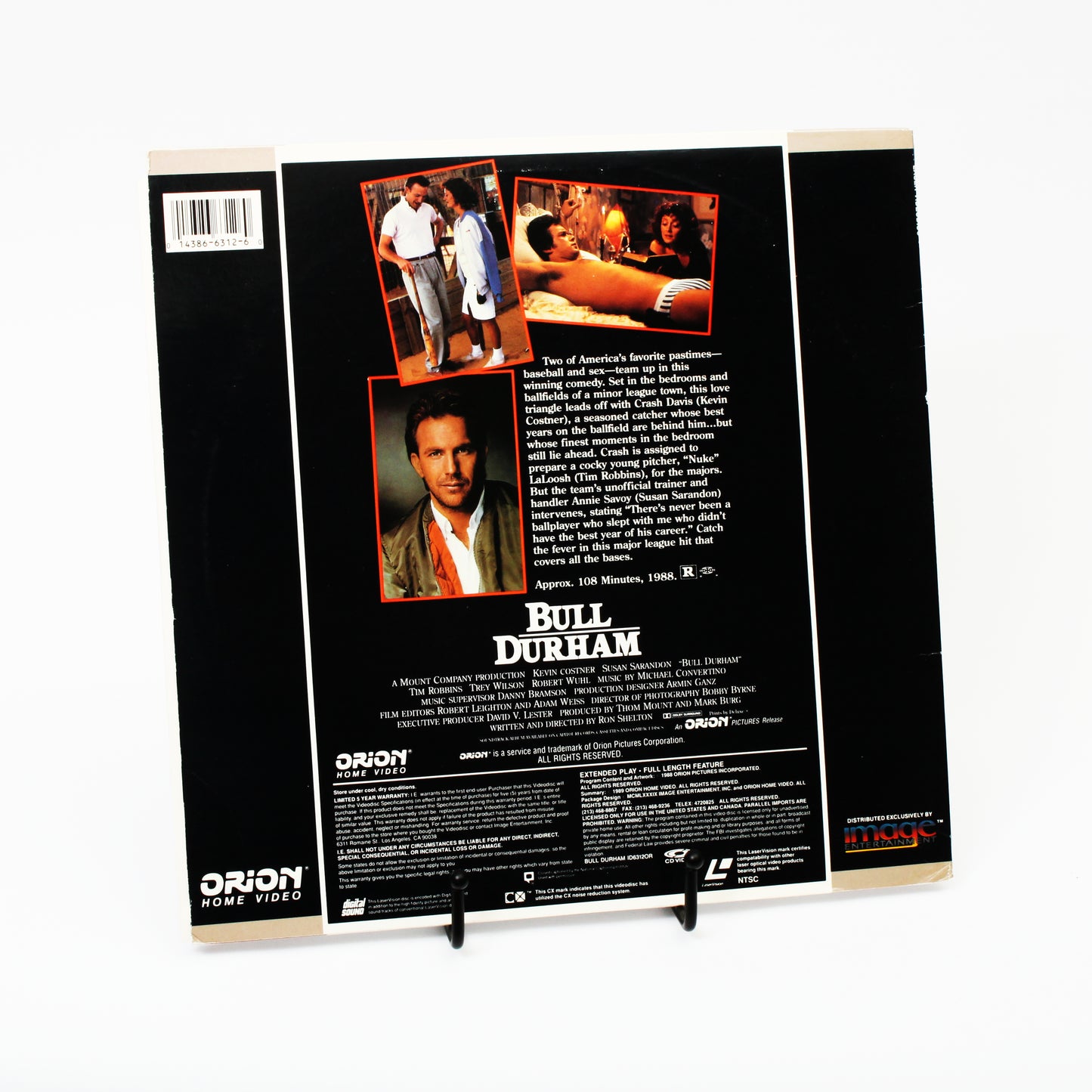 Bull Durham - Laser Disc