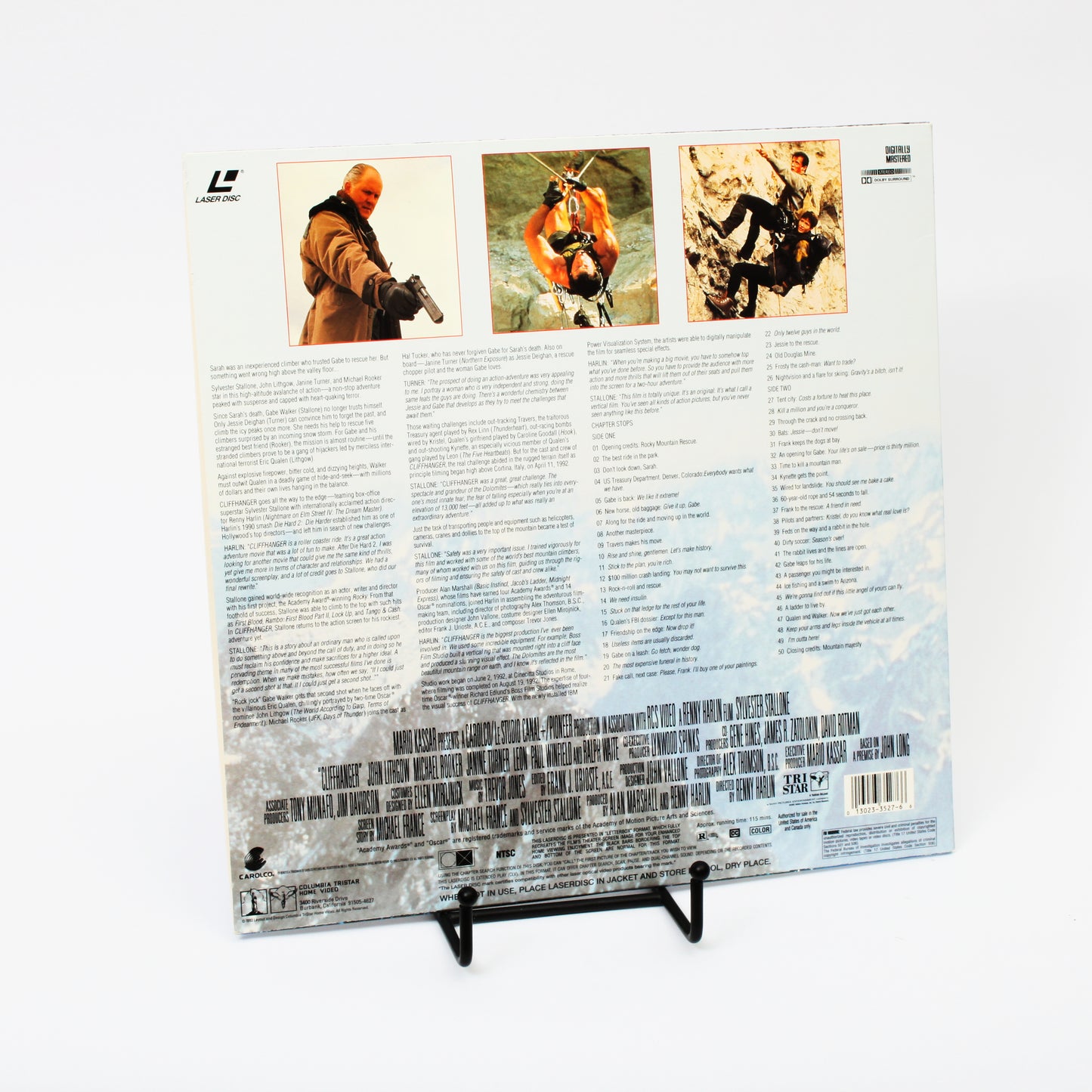 Cliffhanger - Laser Disc