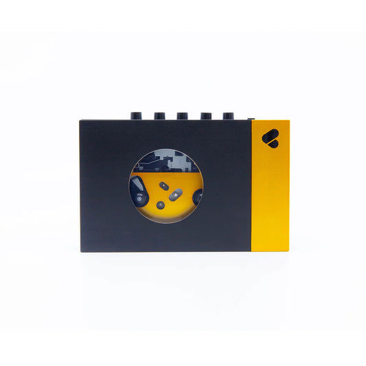 WE ARE REWIND AMY (BLACK & YELLOW) PORTABLE CASSETTE PLAYER