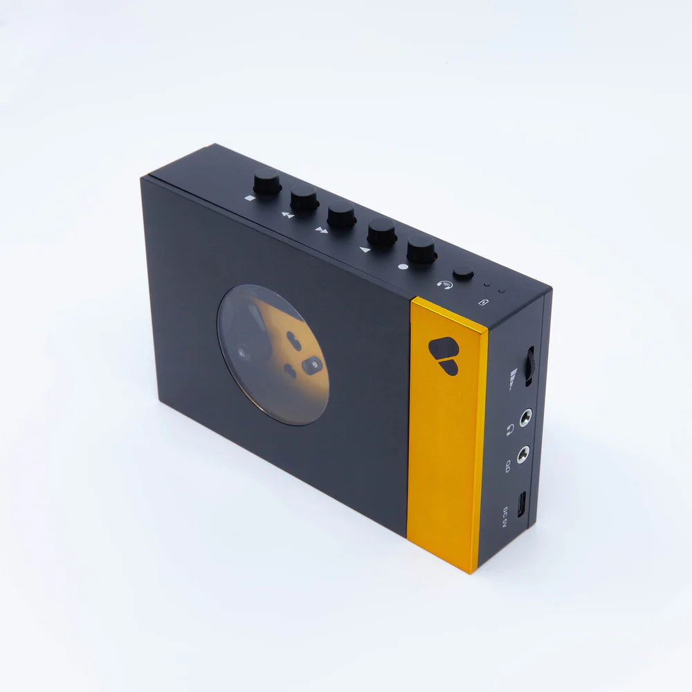 WE ARE REWIND AMY (BLACK & YELLOW) PORTABLE CASSETTE PLAYER