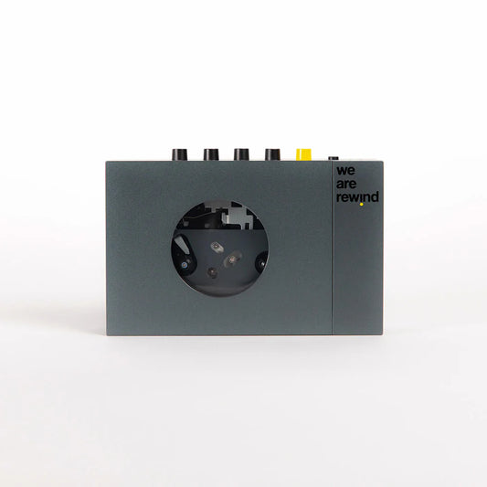 WE ARE REWIND KEITH (GREY) PORTABLE CASSETTE PLAYER