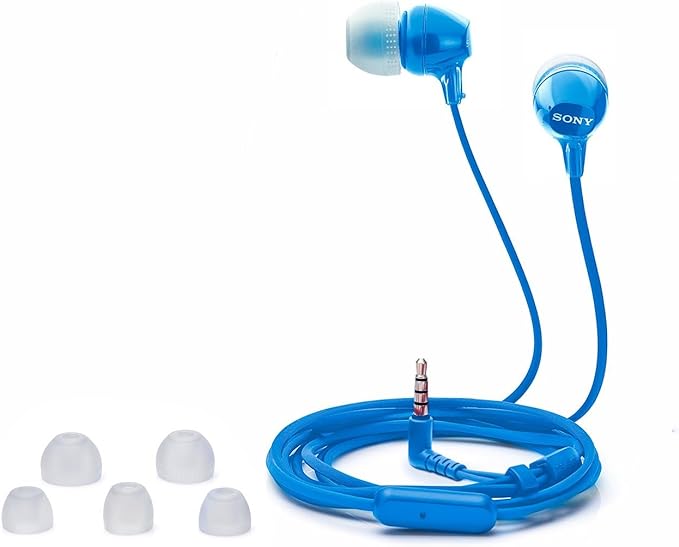 Sony MDR EX15AP In Ear Earbud Headphones with Mic