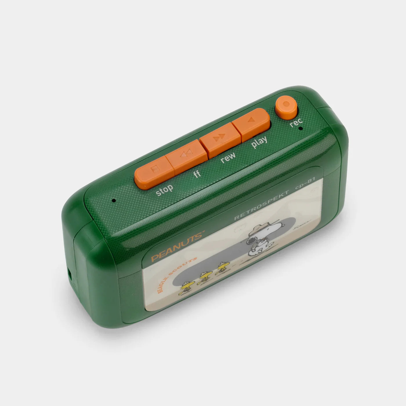 Peanuts Beagle Scouts RETROSPEKT CP-81 Portable Cassette Player