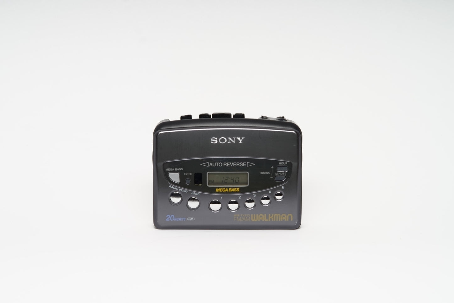 WM-FX453 Restored Vintage Sony Walkman Portable Cassette Player w / Mega Bass