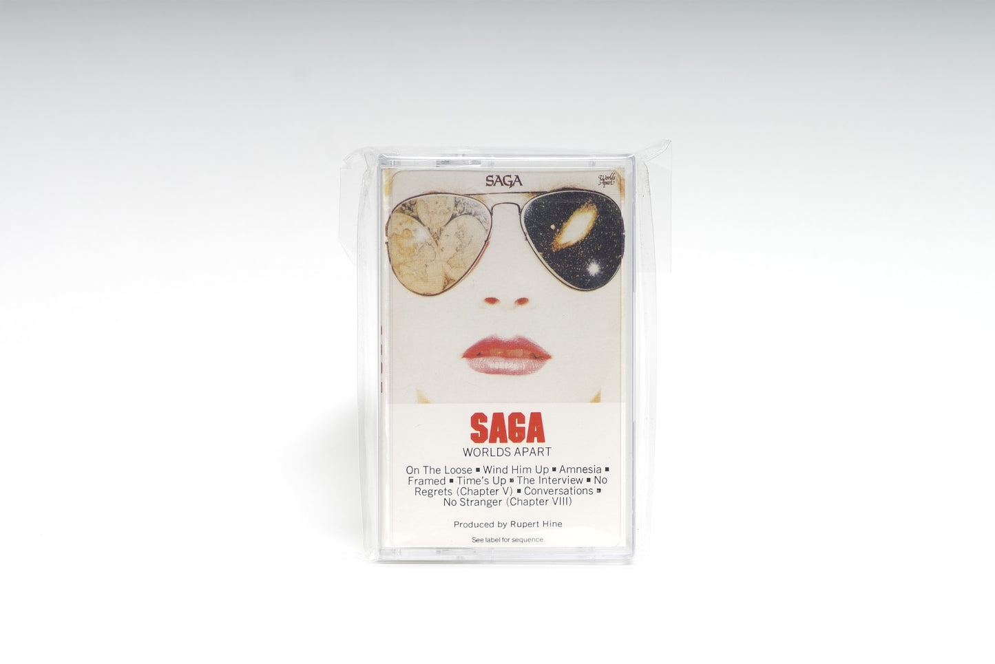 Saga - Worlds Apart Vintage Cassette Tape