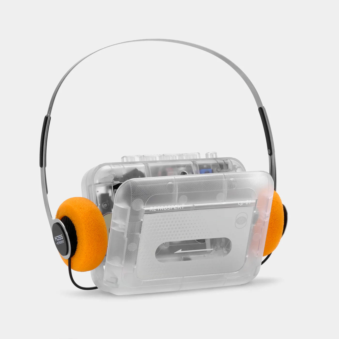 RETROSPEKT CP-81 Portable Cassette Player (Clear)