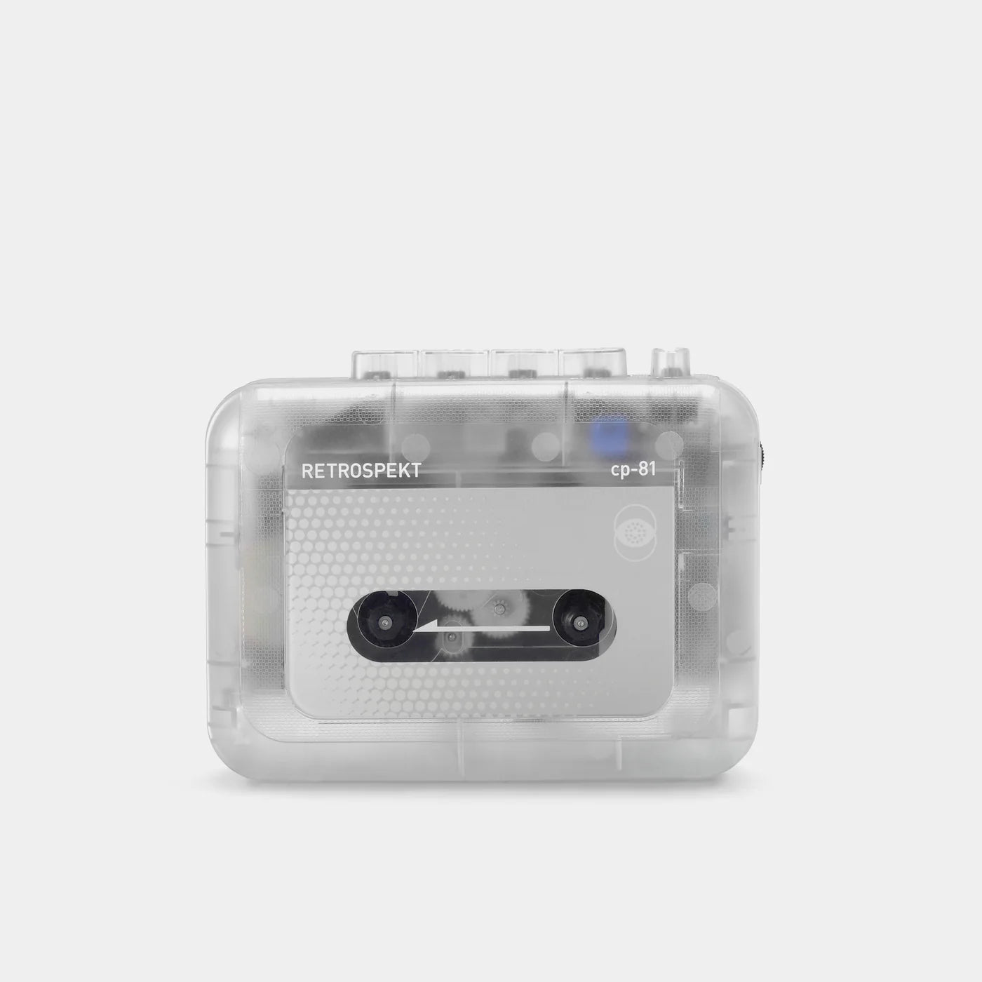 RETROSPEKT CP-81 Portable Cassette Player (Clear)