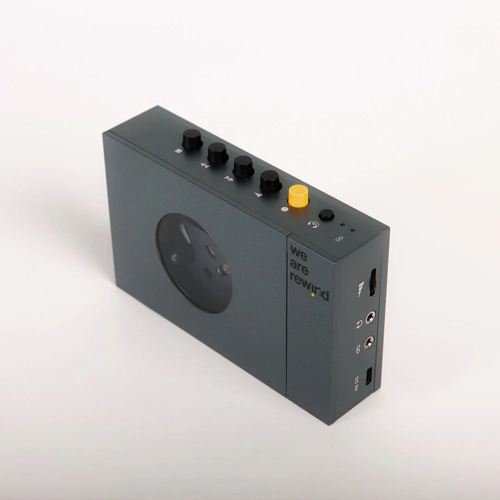 WE ARE REWIND KEITH (GREY) PORTABLE CASSETTE PLAYER